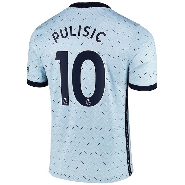 Camiseta Chelsea NO.10 Pulisic 2ª 2020-2021 Azul